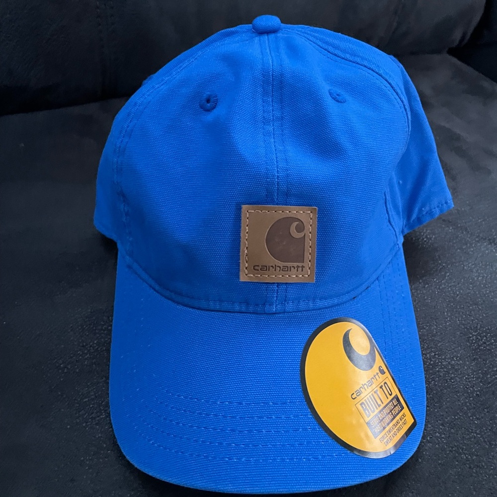 Carhartt Blue Baseball Cap with Logo Patch